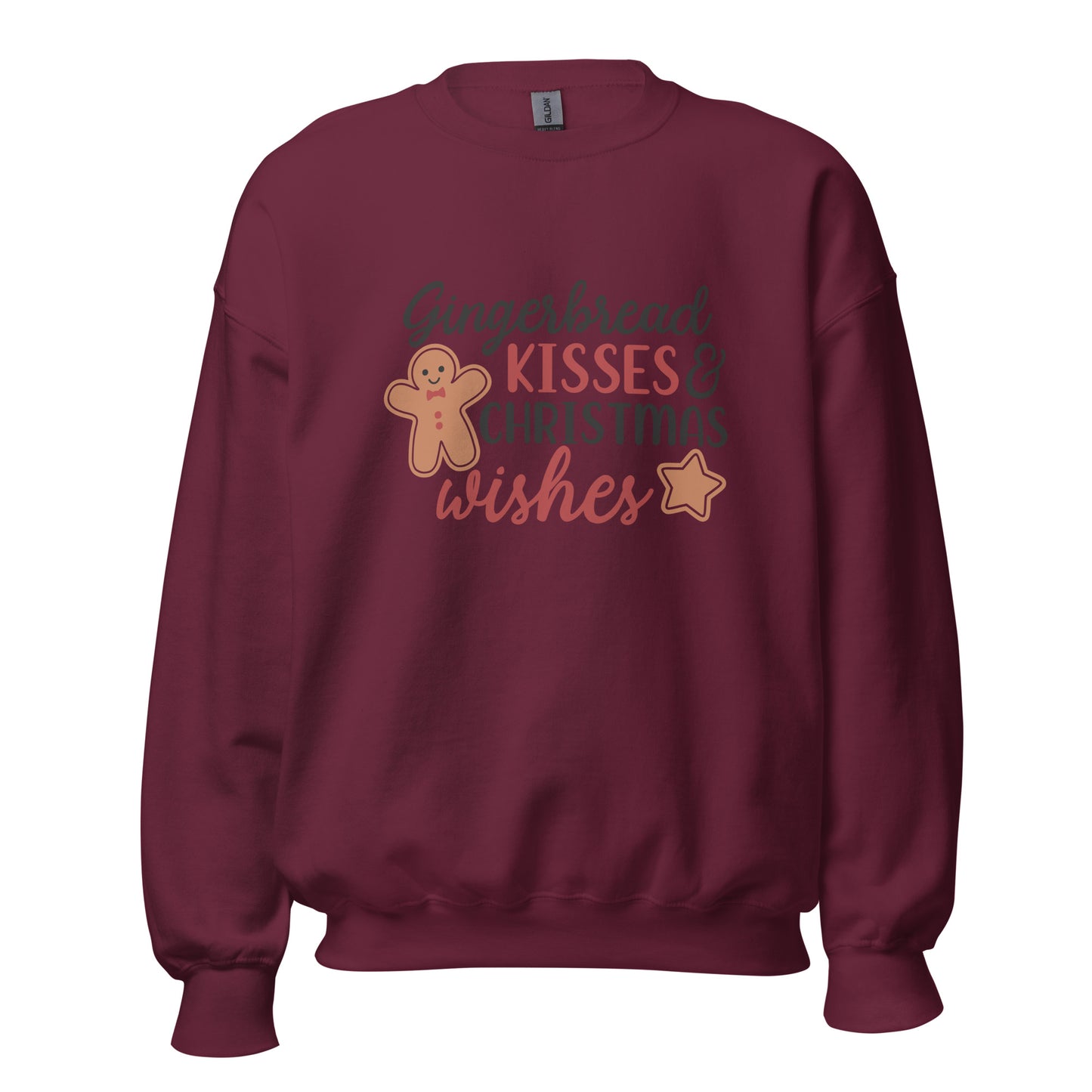 Gingerbread Christmas Wishes Unisex Sweatshirt