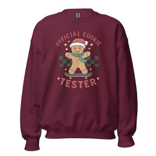 Official Cookie Tester Unisex Sweatshirt