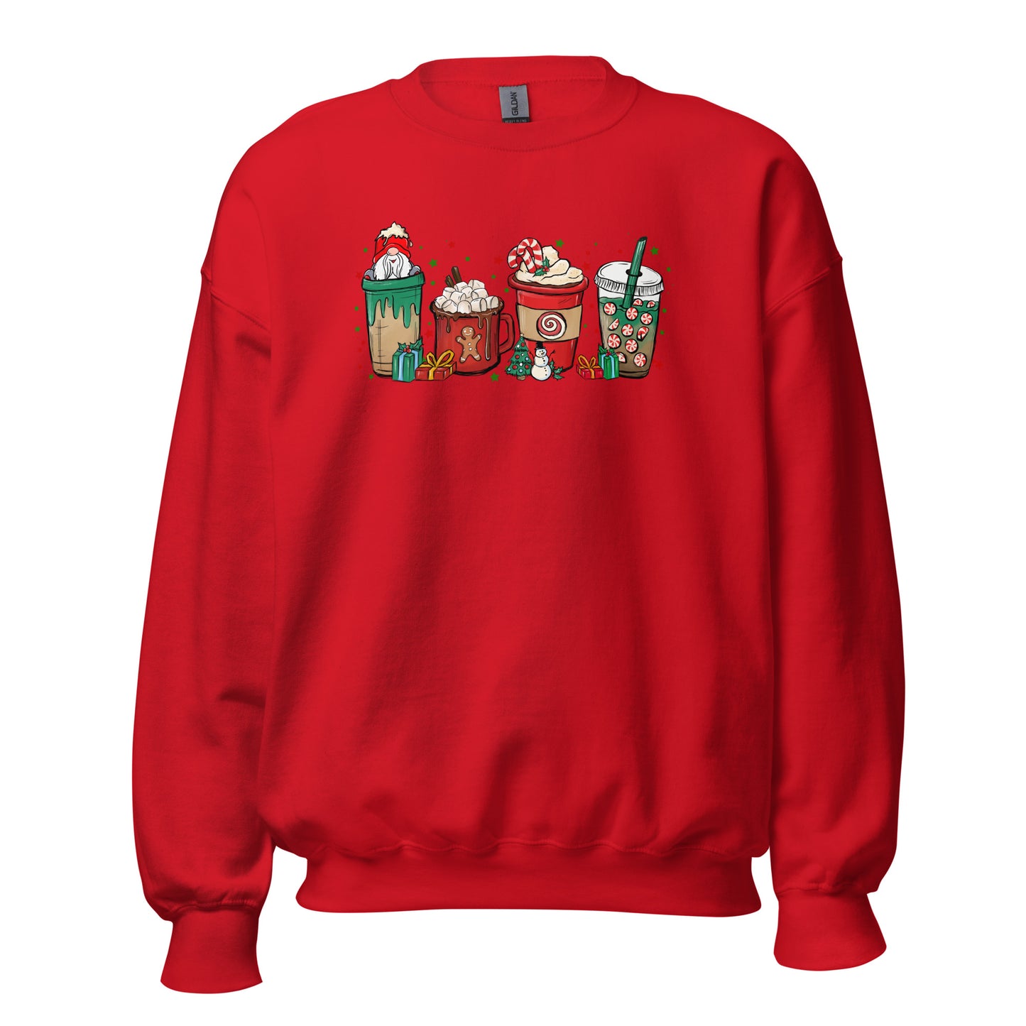 Green Christmas Drink Unisex Sweatshirt