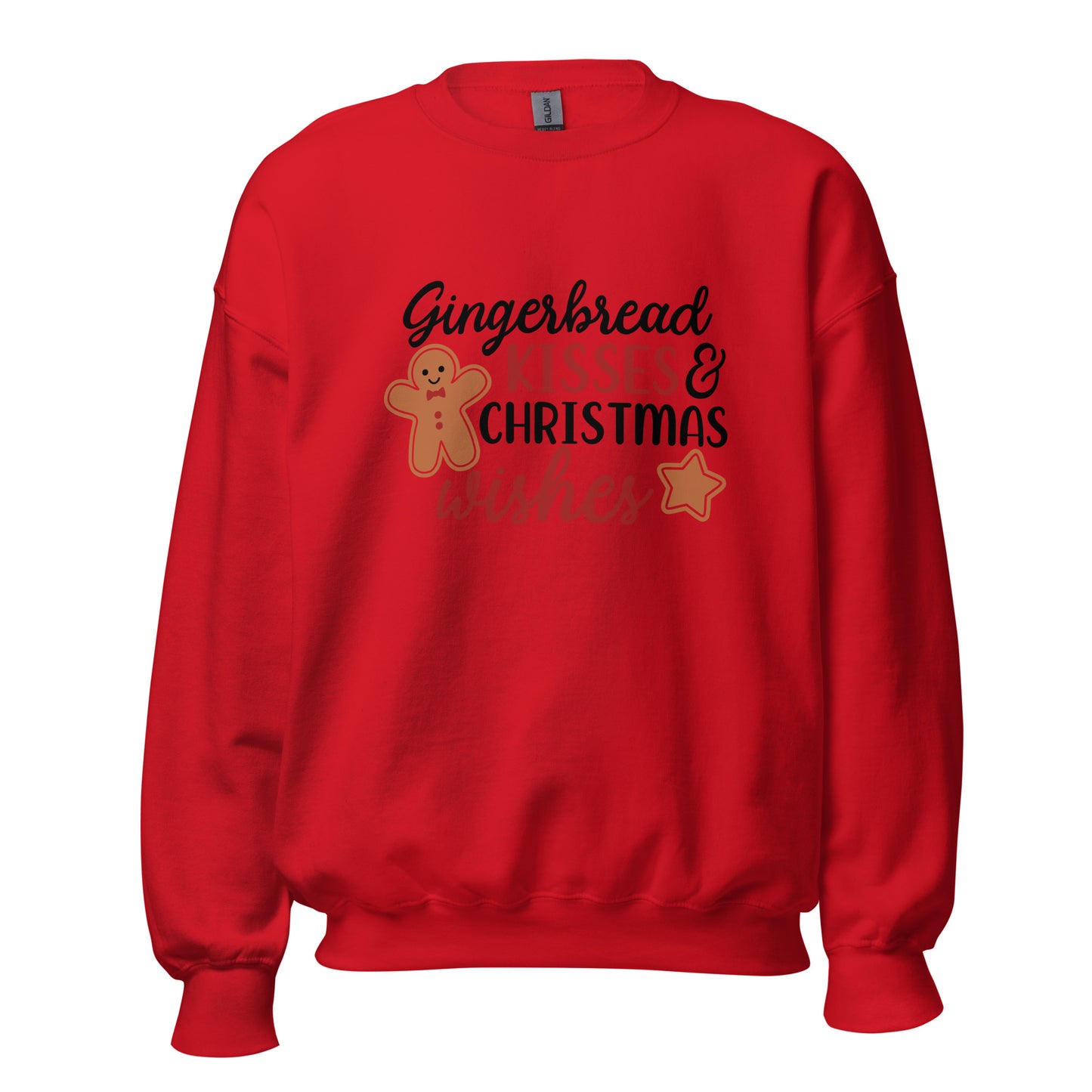 Gingerbread Christmas Wishes Unisex Sweatshirt