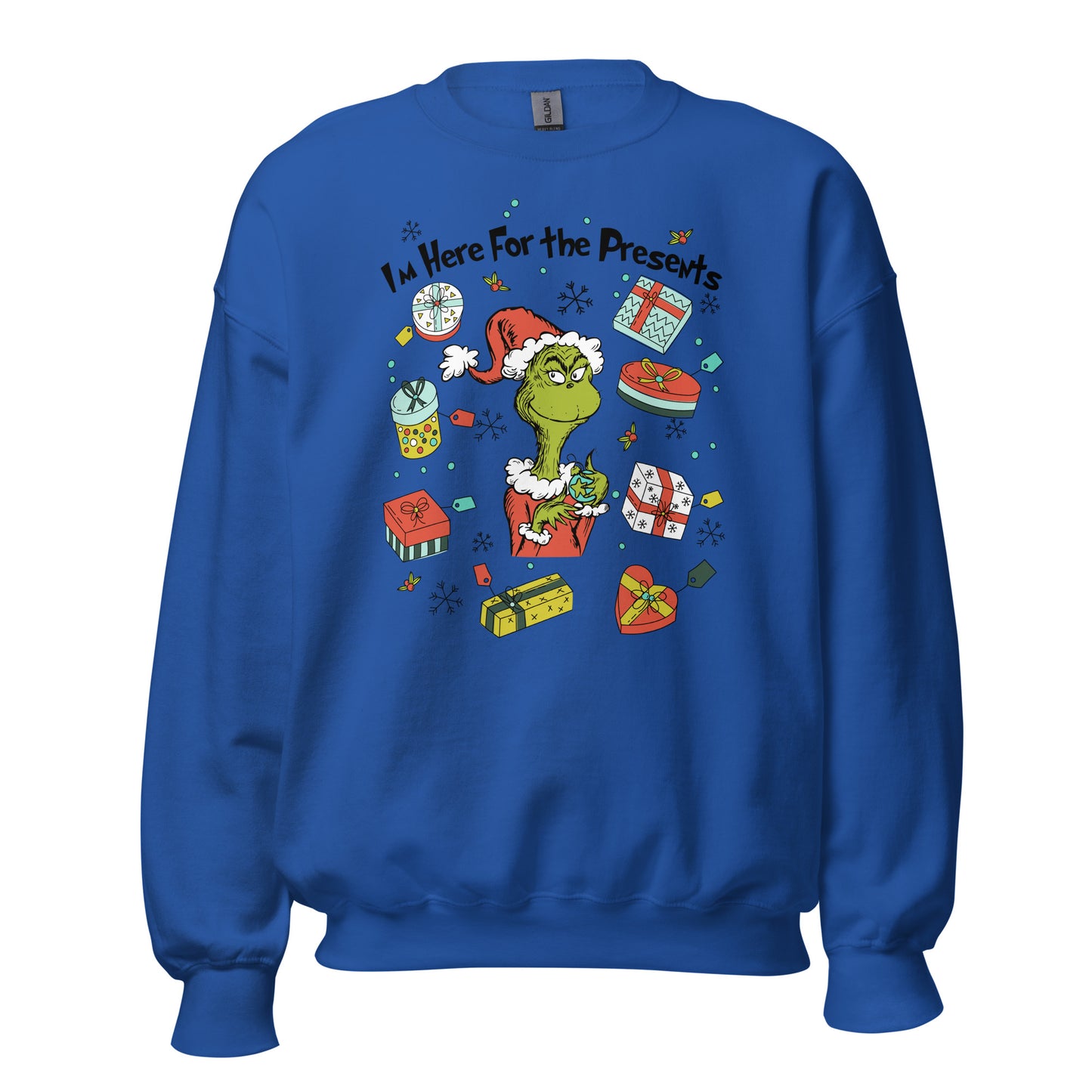 I'm here for the presents Unisex Sweatshirt