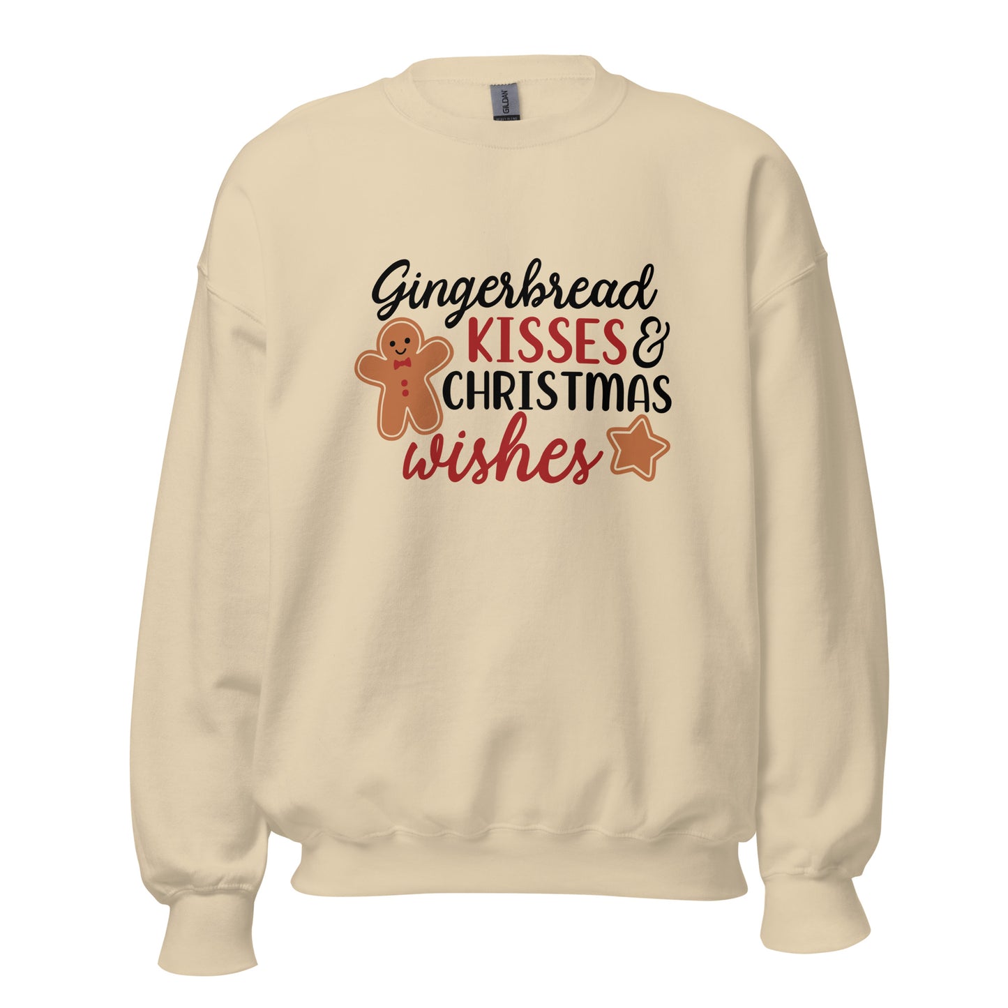 Gingerbread Christmas Wishes Unisex Sweatshirt