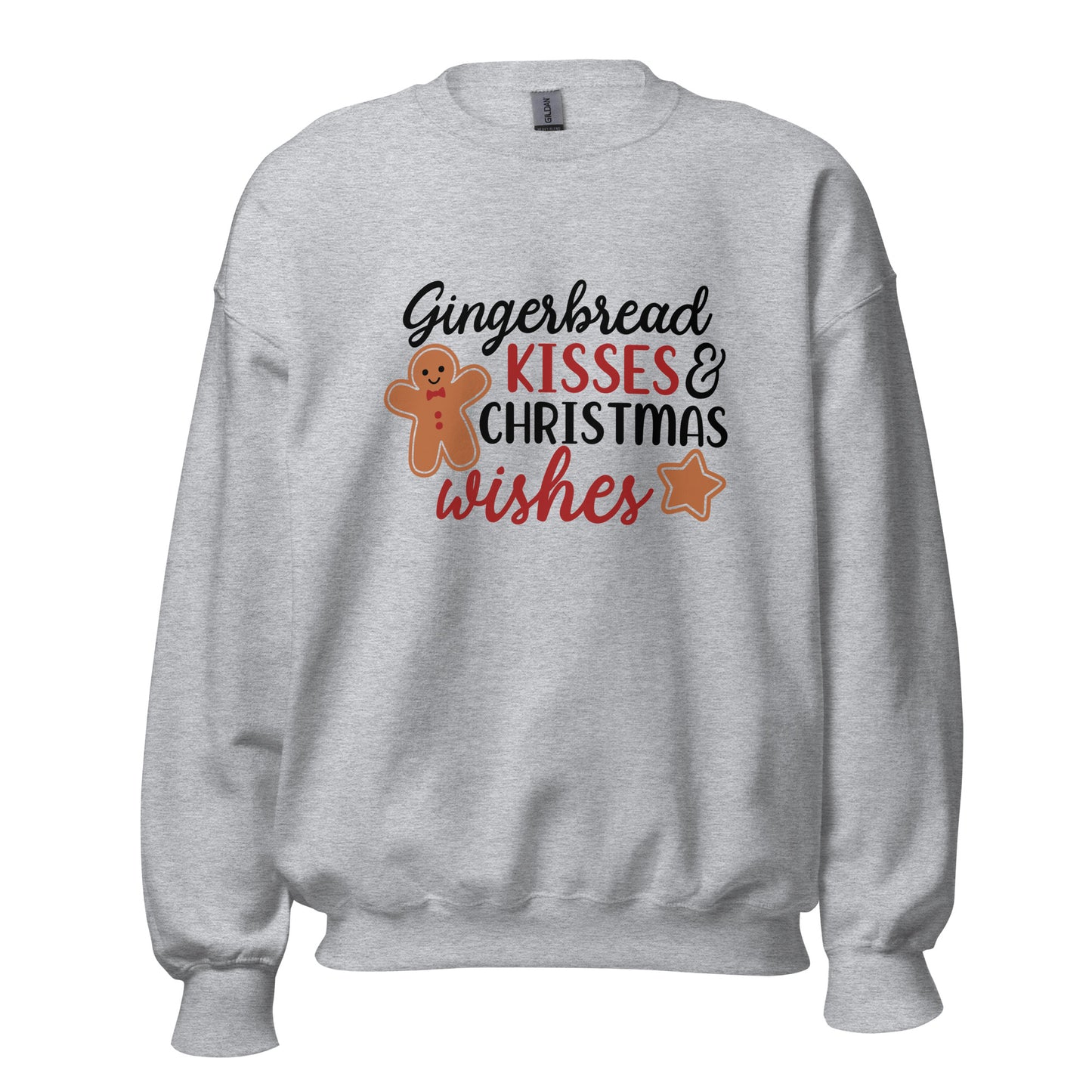 Gingerbread Christmas Wishes Unisex Sweatshirt