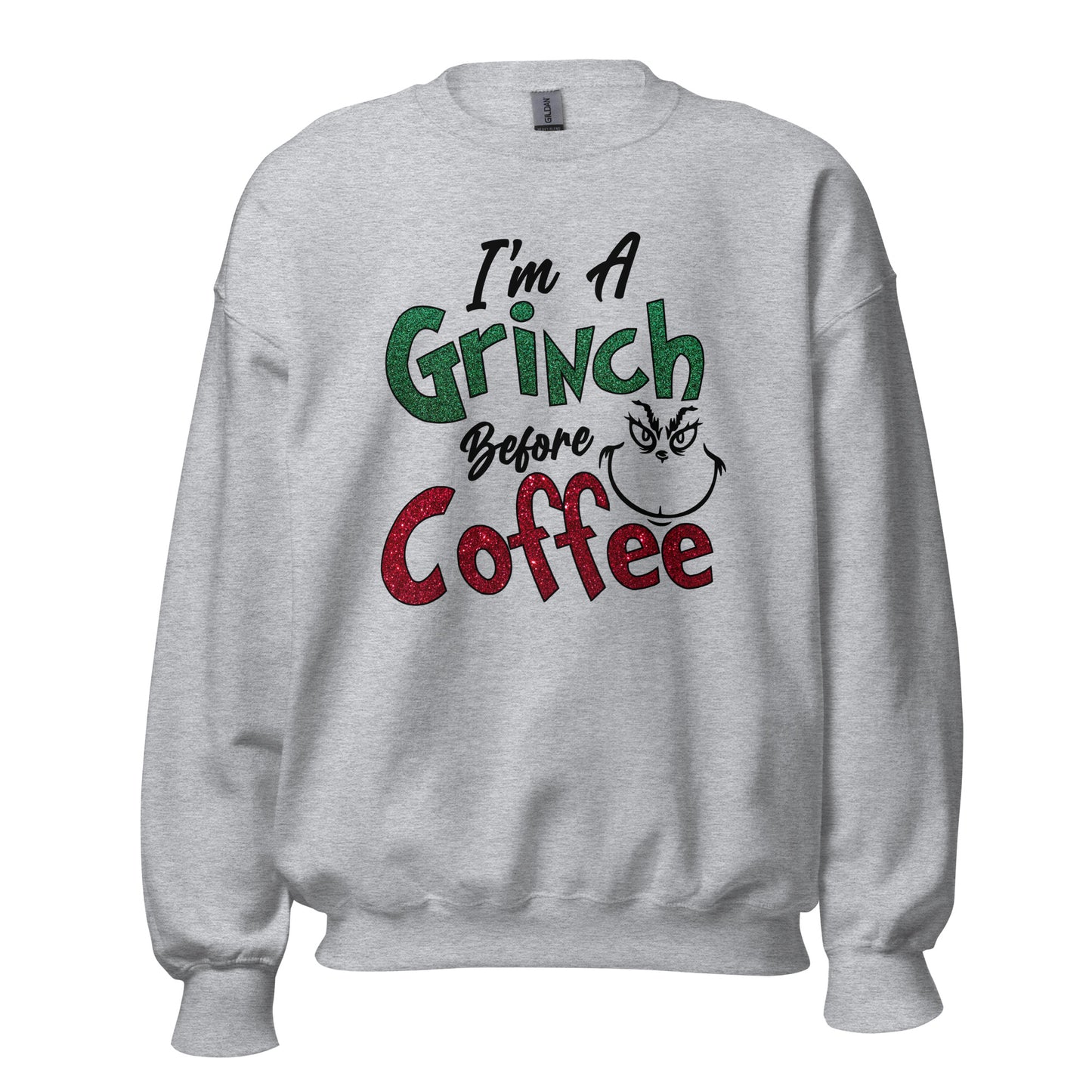 Grinch before Coffee Unisex Sweatshirt