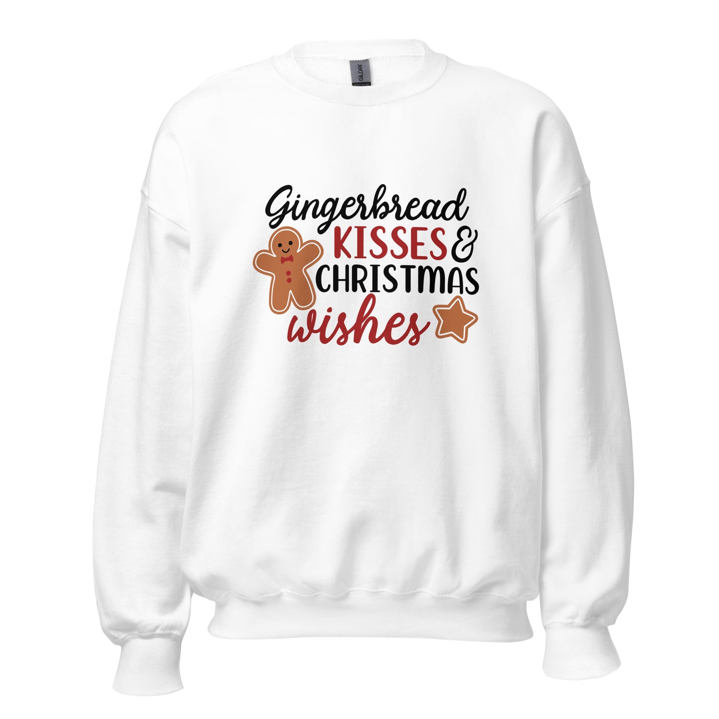Gingerbread Christmas Wishes Unisex Sweatshirt