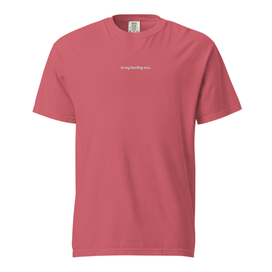 In my healing era Unisex garment-dyed heavyweight t-shirt