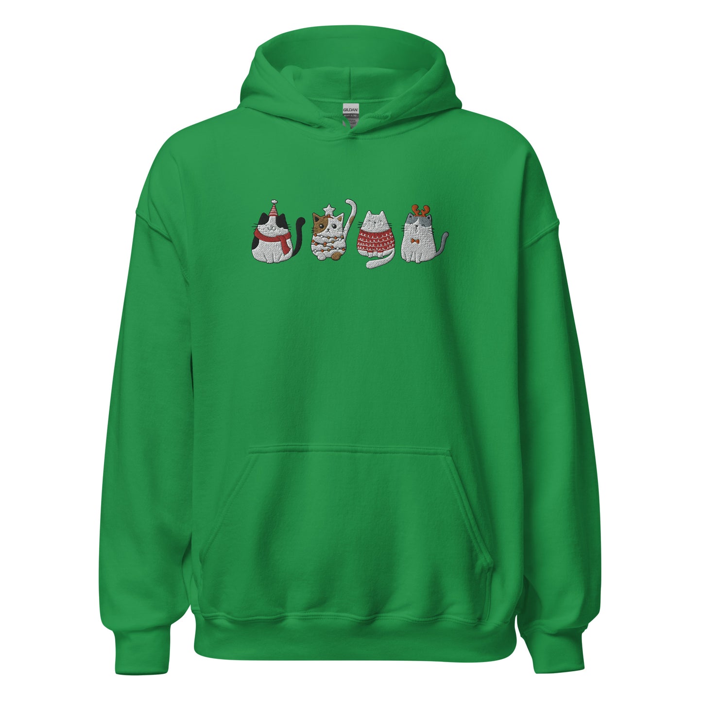 Christmas Cats Unisex Hoodie