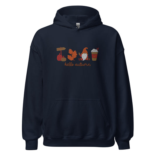 Pumpkin & Gnome Vibes Unisex Hoodie