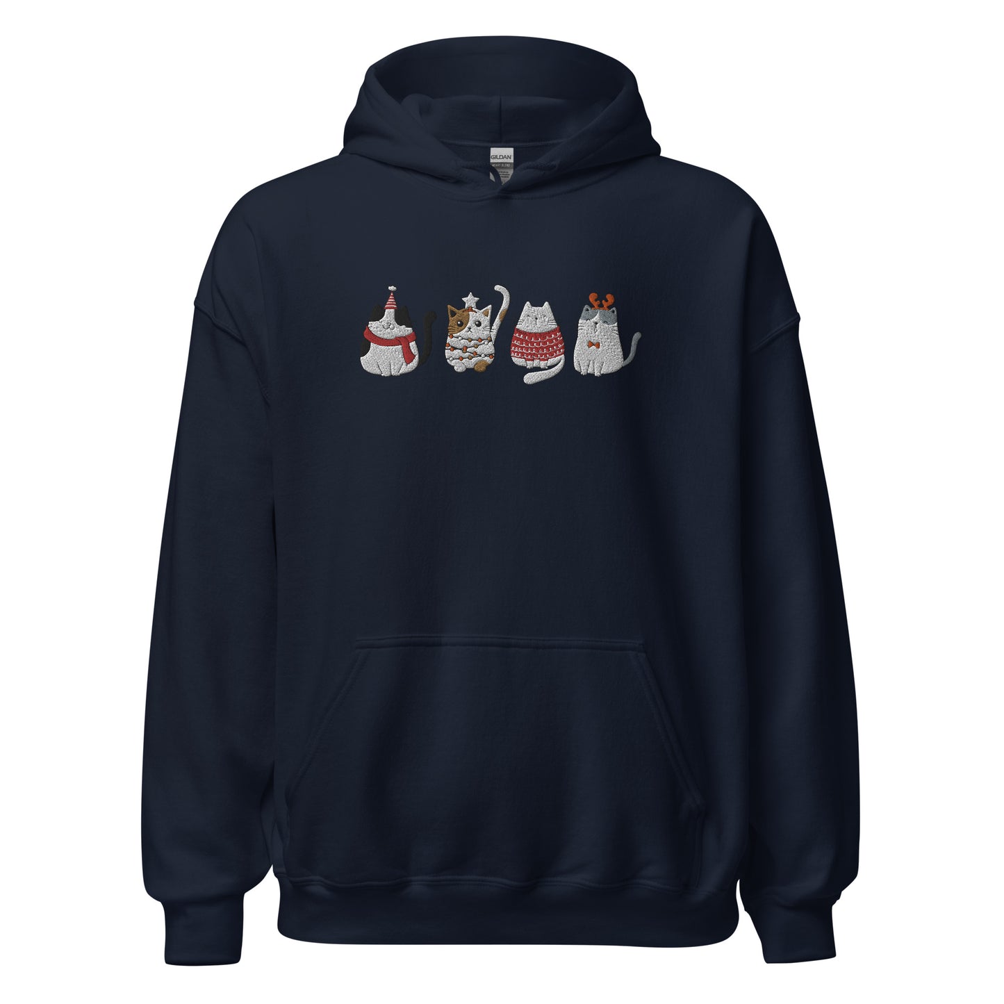 Christmas Cats Unisex Hoodie