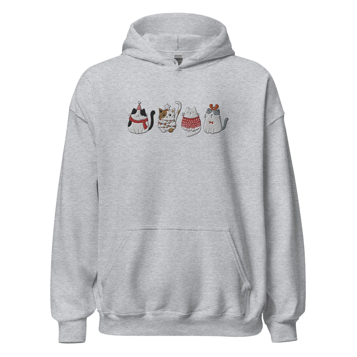 Christmas Cats Unisex Hoodie